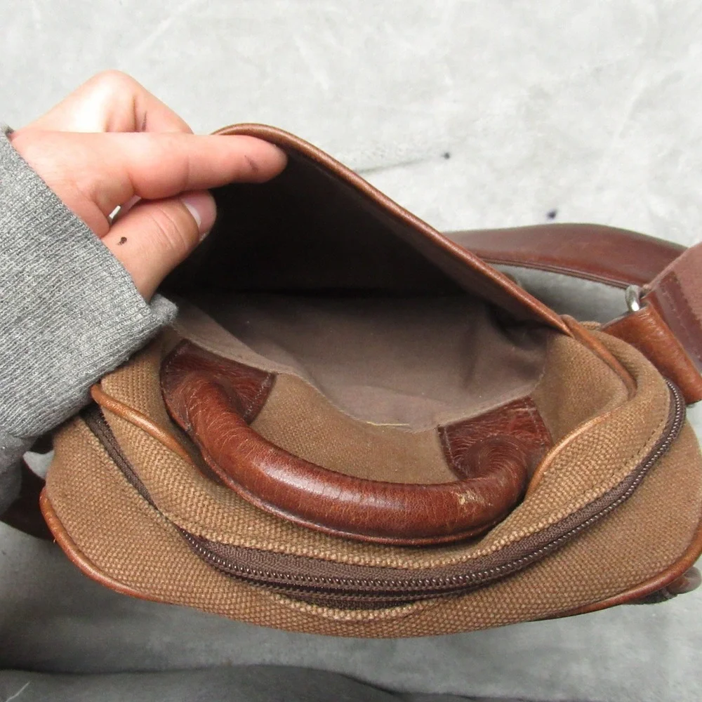 Pendleton Wool Crossbody Bag Unisex‎ One Size Brown Canvas Southwestern Travel